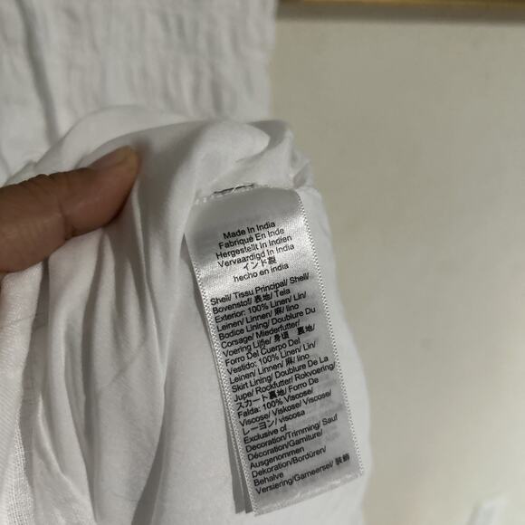 J.Crew cap-sleeve midi dress in linen Size Medium NWT - Picture 6 of 6